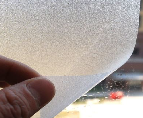 田林玻璃门外面粘广告用什么材料好？